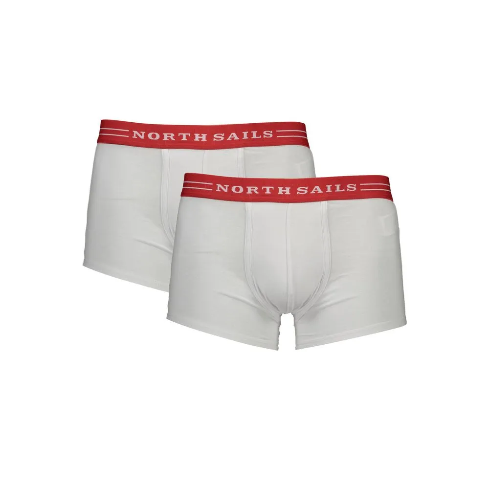 North Sails Men's White Cotton Underwear
