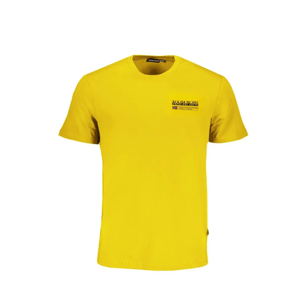 Napapijri Men's Yellow Cotton T-Shirt