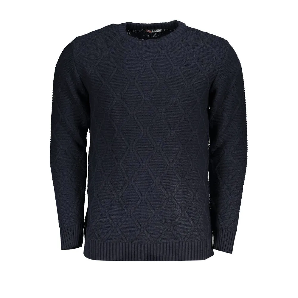 U.S. Grand Polo Men's Blue Fabric Sweater
