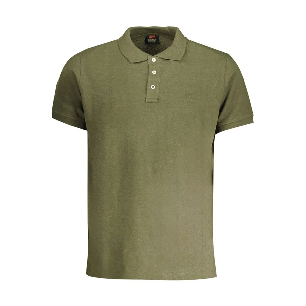Norway 1963 Men's Green Cotton Polo Shirt