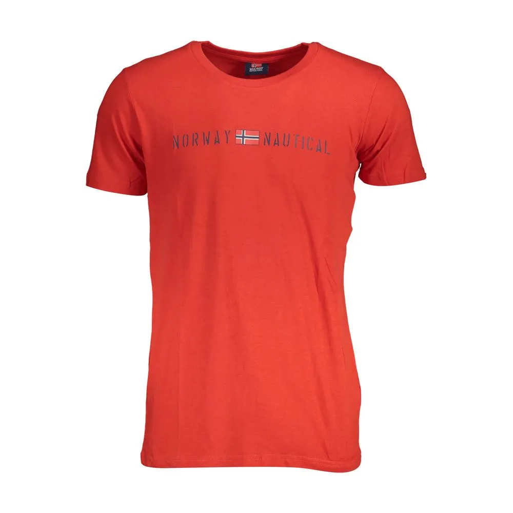 Norway 1963 Men's Red Cotton T-Shirt