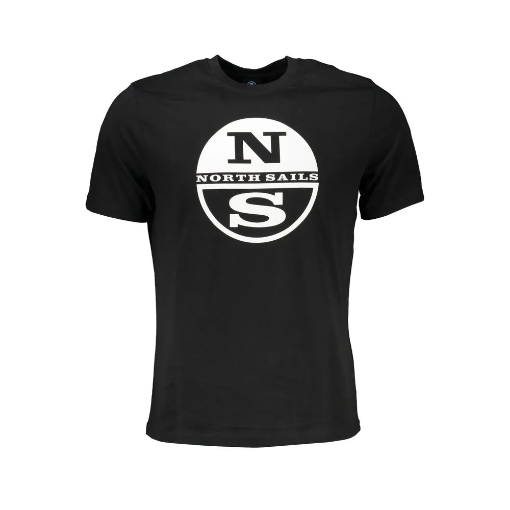 North Sails Men's Black Cotton T-Shirt