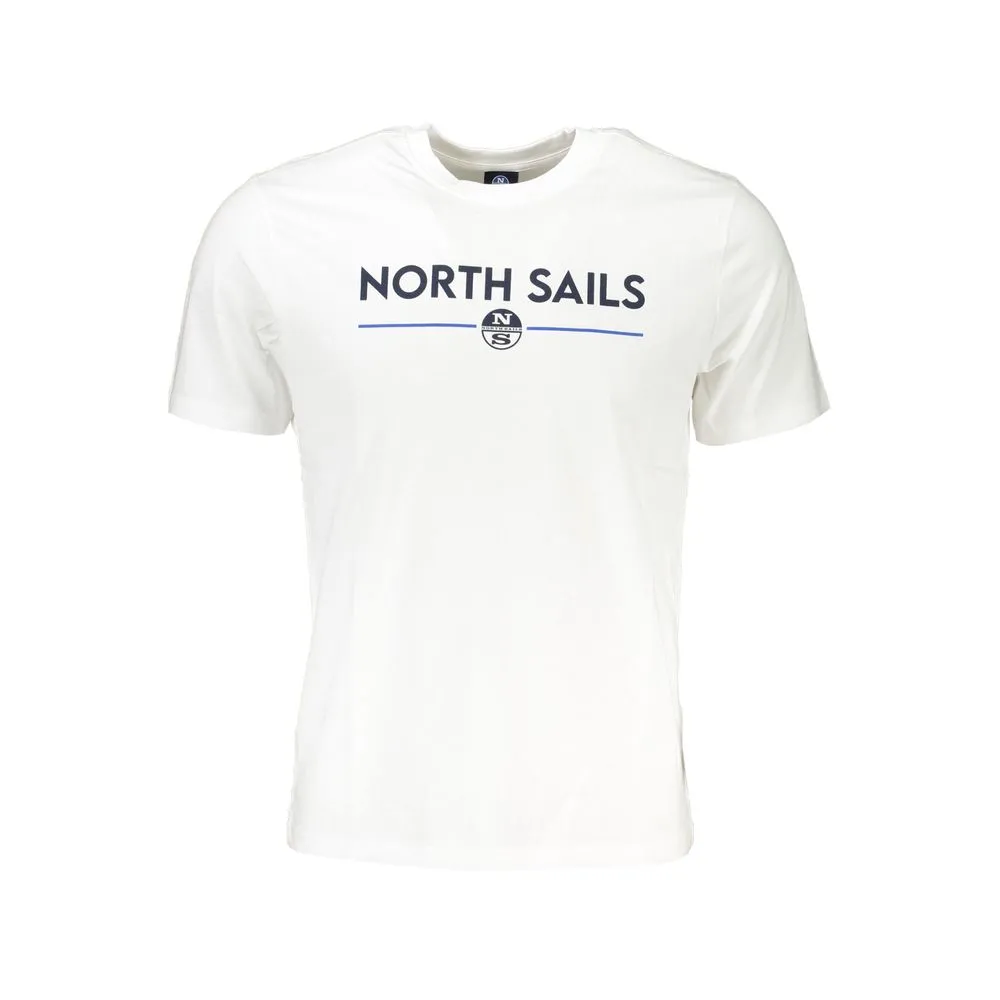 North Sails Men's White Cotton T-Shirt