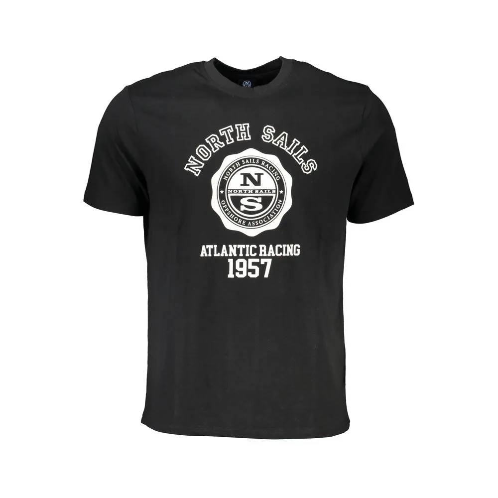 North Sails Men's Black Cotton T-Shirt