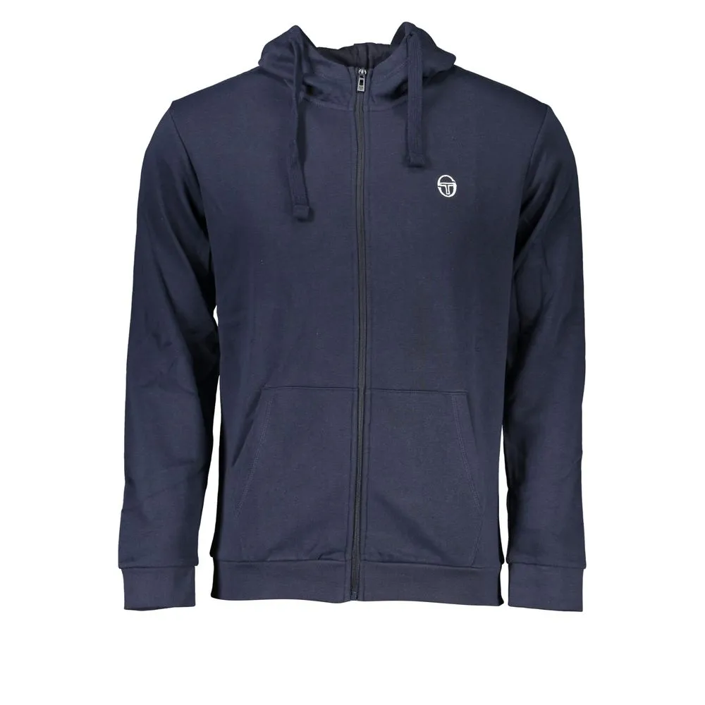 Sergio Tacchini Men's Blue Cotton Sweater