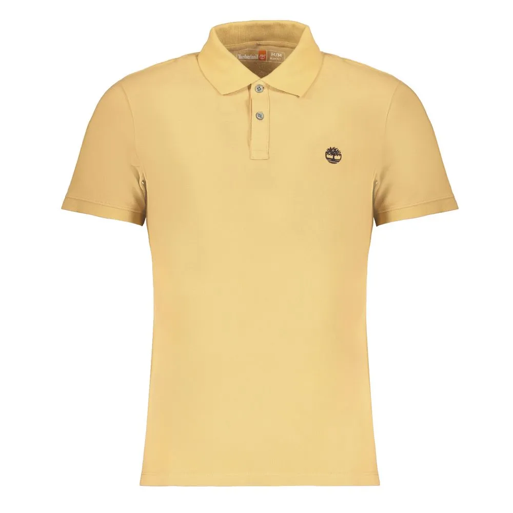 Timberland Men's Beige Cotton Polo Shirt