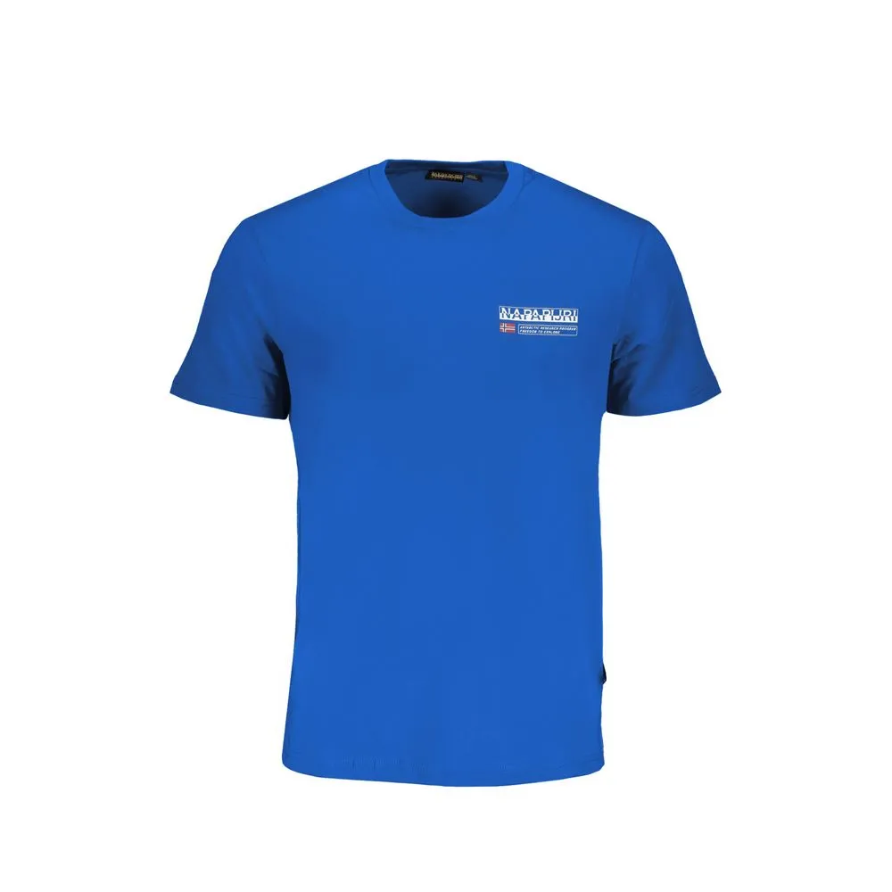 Napapijri Men's Blue Cotton T-Shirt