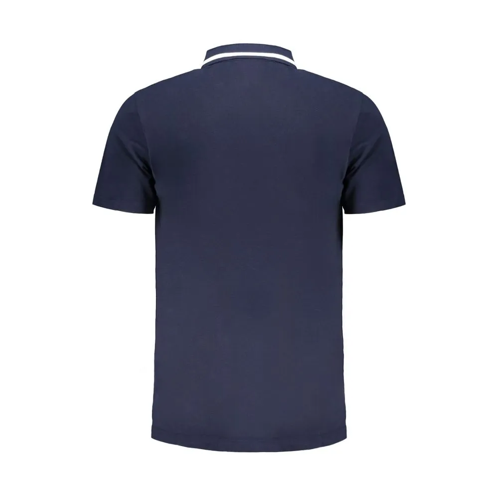 Fila Men's Blue Cotton Polo Shirt