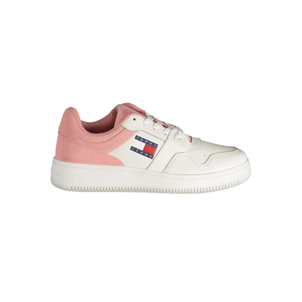 Tommy Hilfiger Women's Pink Polyester Sneaker