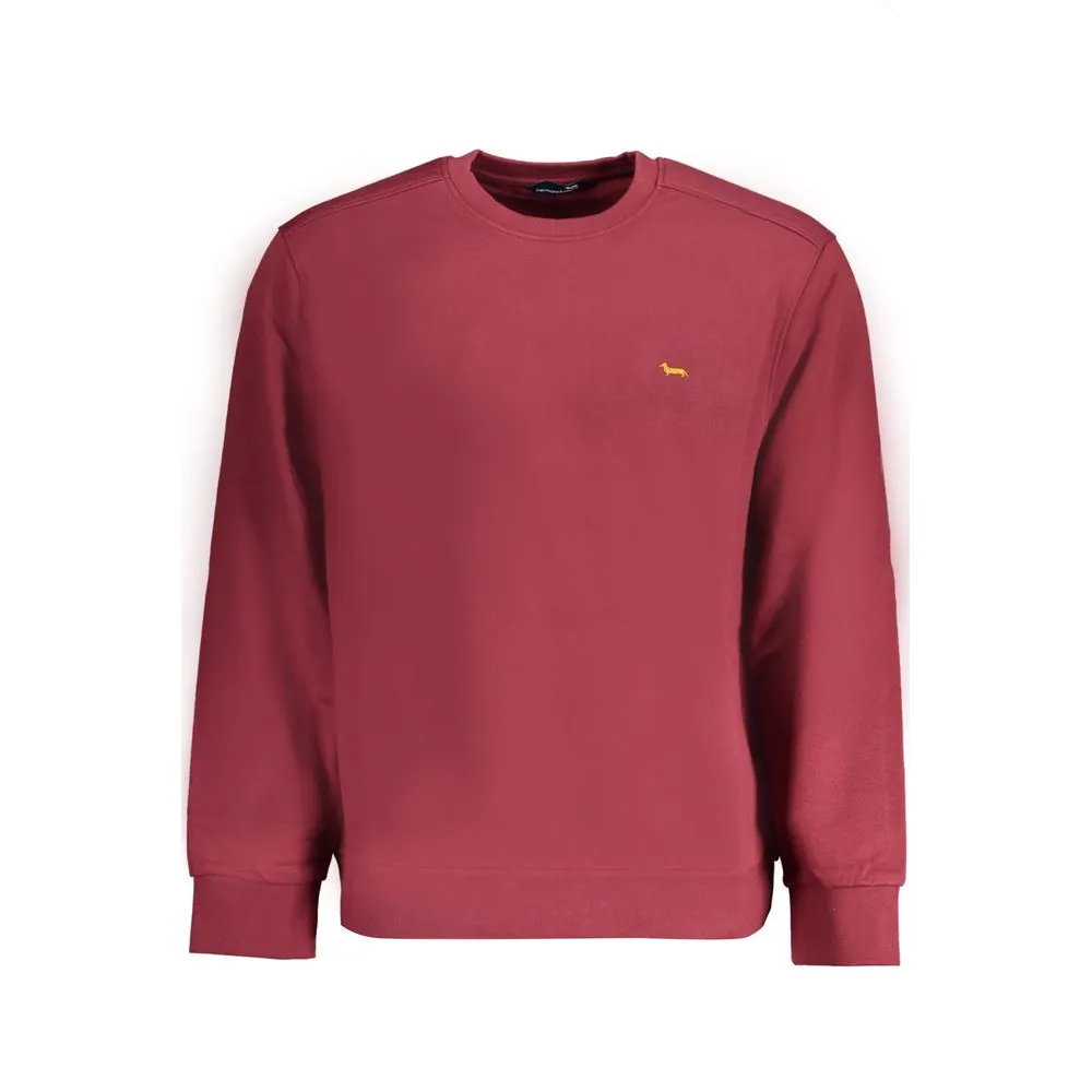 Harmont & Blaine Men's Red Cotton Sweater