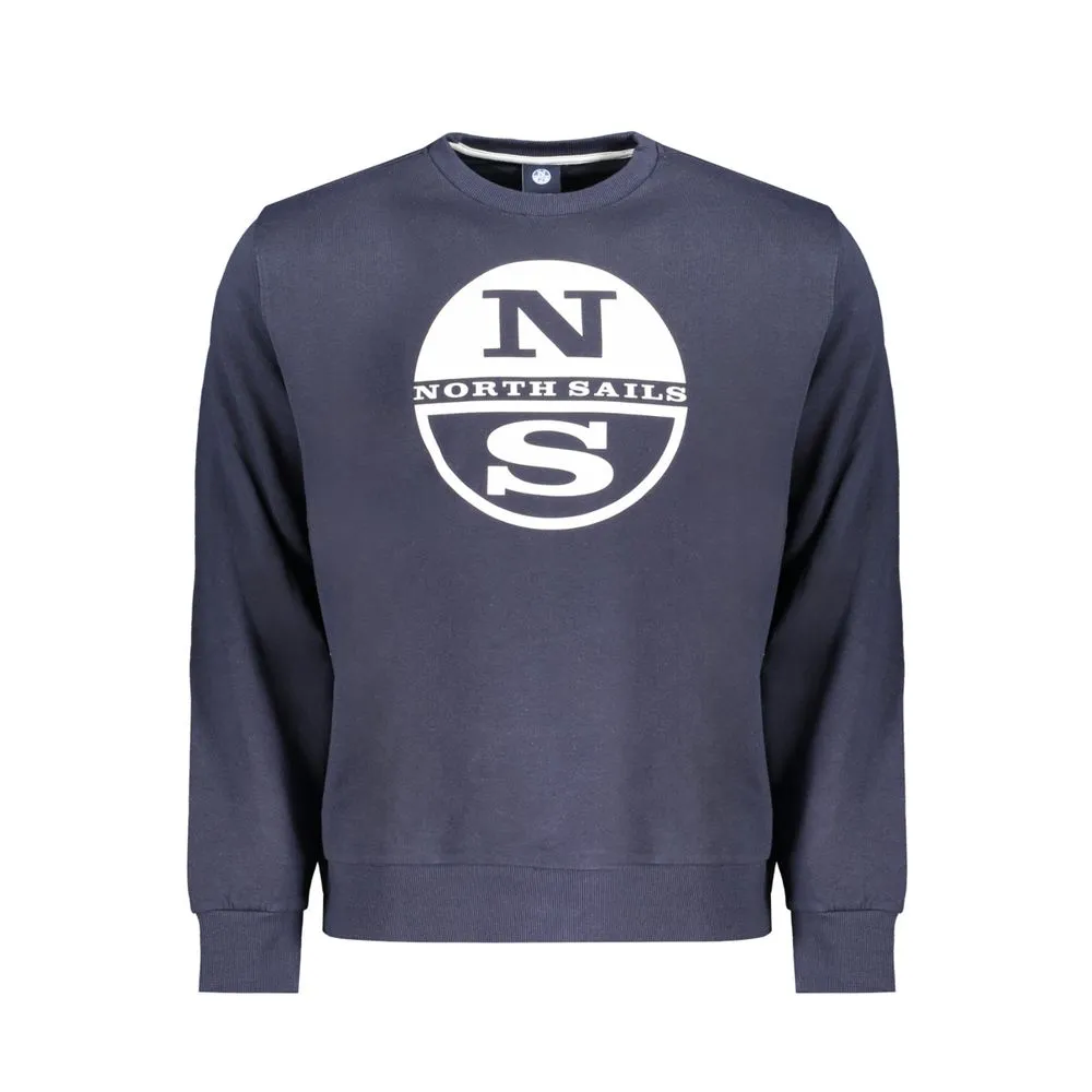 North Sails Men's Blue Cotton Sweater