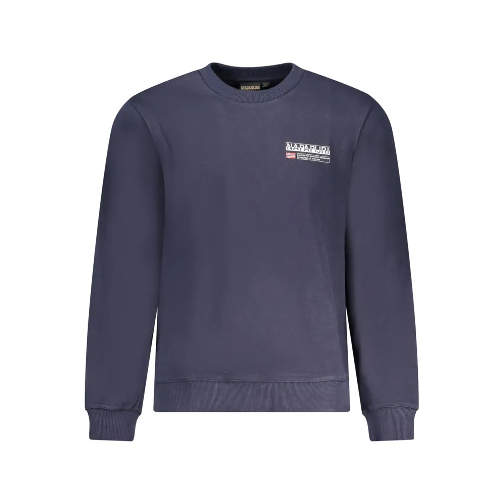 Napapijri Men's Blue Cotton Sweater