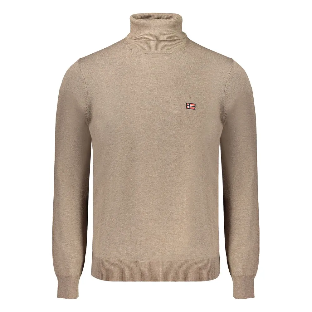 Norway 1963 Men's Brown Polyester Sweater
