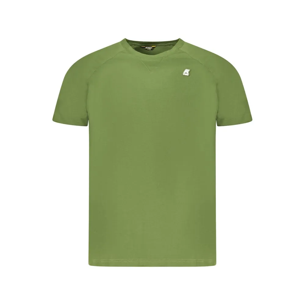 K-WAY Green Cotton Men T-Shirt