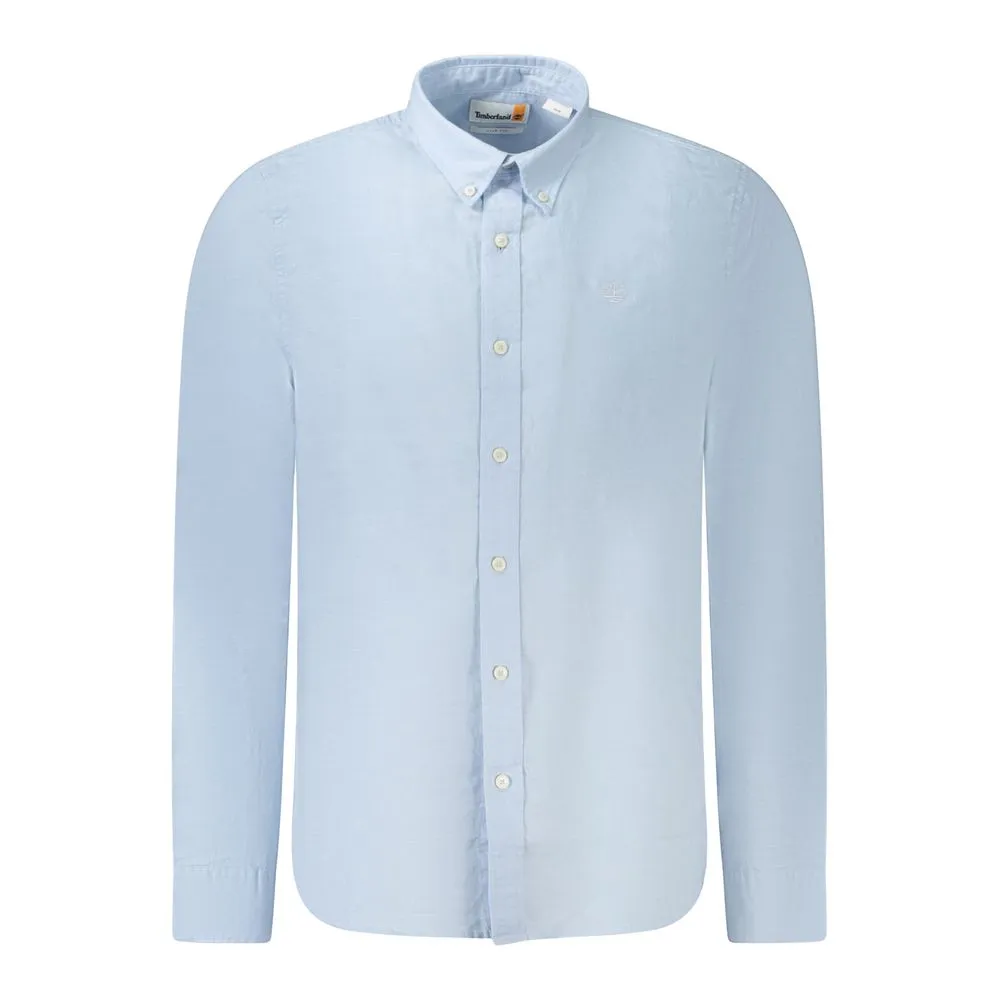 Timberland Men's Light Blue Cotton Shirt