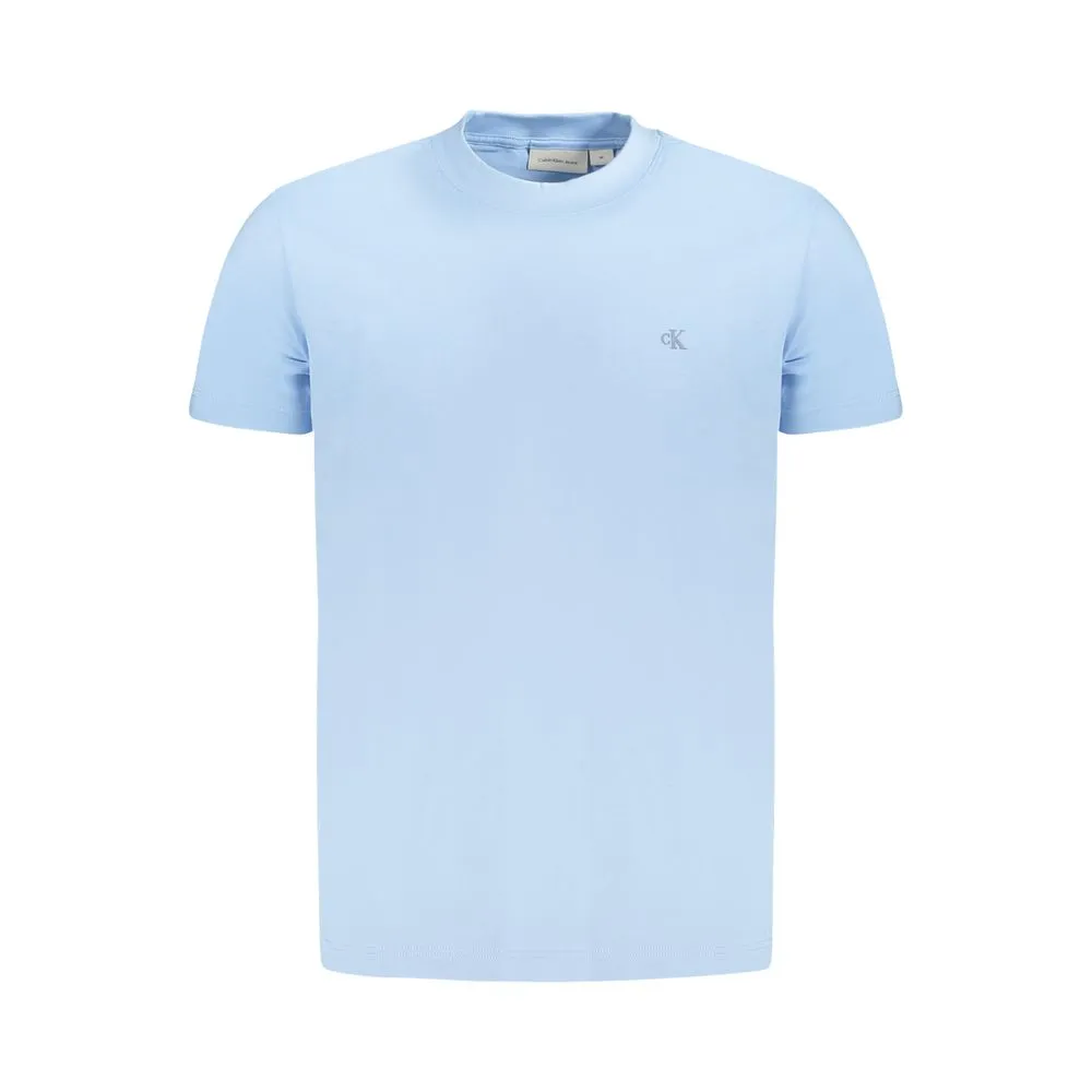 Calvin Klein Men's Light Blue Cotton T-Shirt