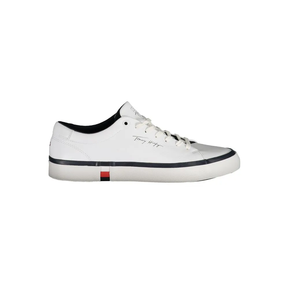 Tommy Hilfiger Men's Elevate Your Game with Stylish White Sneakers
