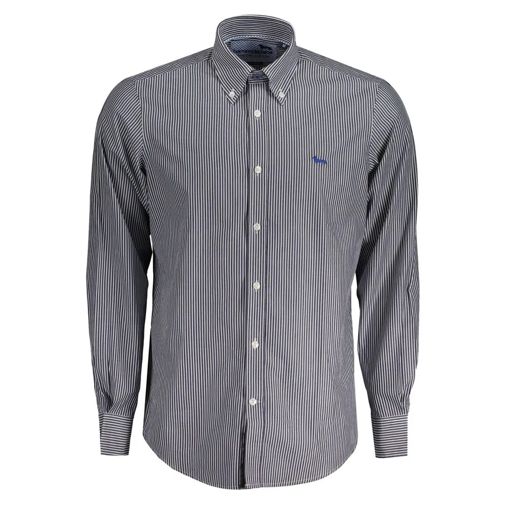 Harmont & Blaine Men's Blue Cotton Shirt