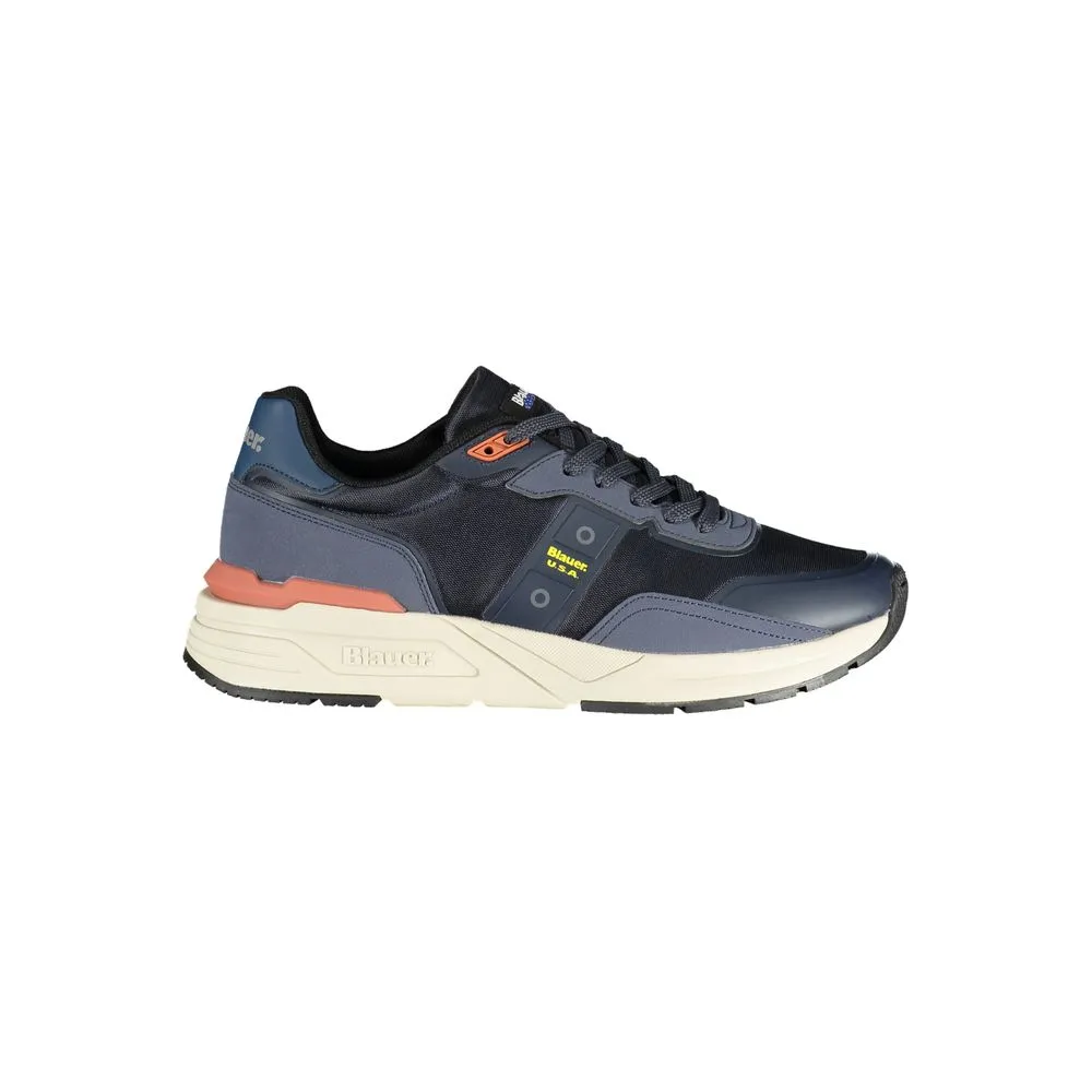 Blauer Men's Blue Polyester Sneaker