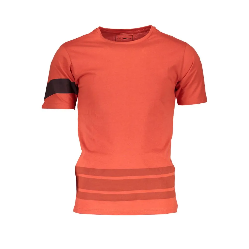 Gas Men's Orange Cotton T-Shirt