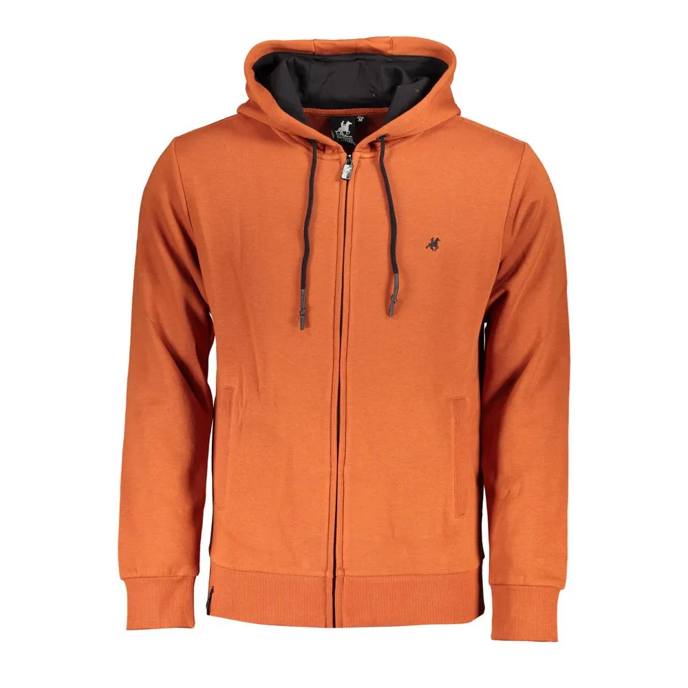 U.S. Grand Polo Men's Bronze Hooded Sweatshirt with Embroidered Logo