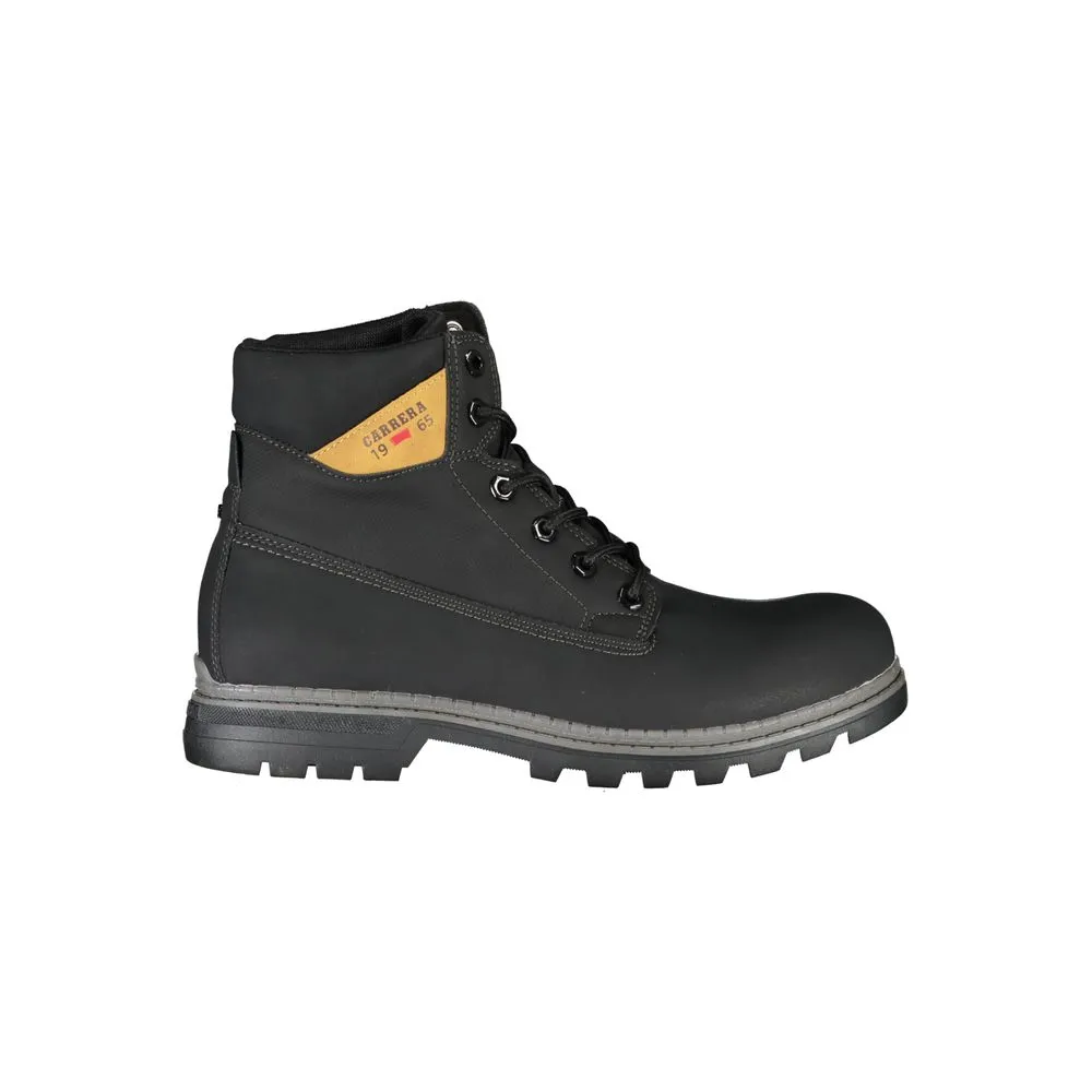 Carrera Men's Sleek Lace-Up Boots with Contrast Details