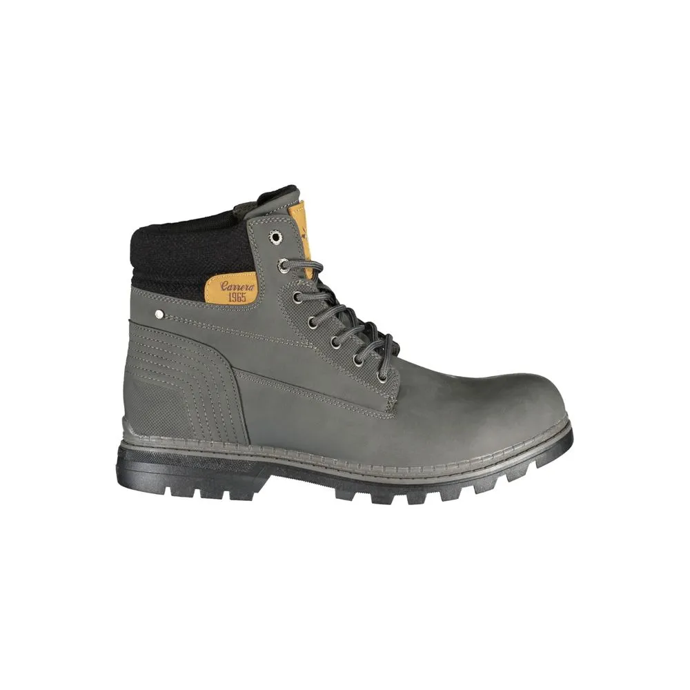 Carrera Men's Sleek Lace-Up Boots with Contrast Details