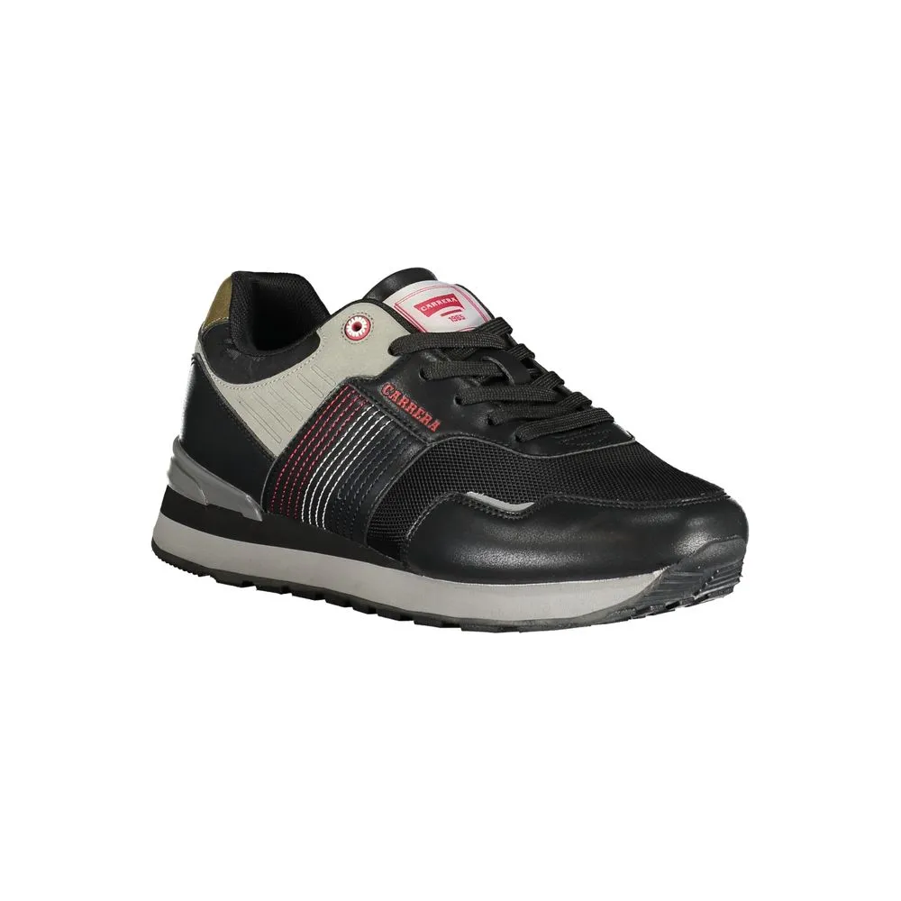 Carrera Men's Sleek Laced Sports Sneakers with Contrast Details