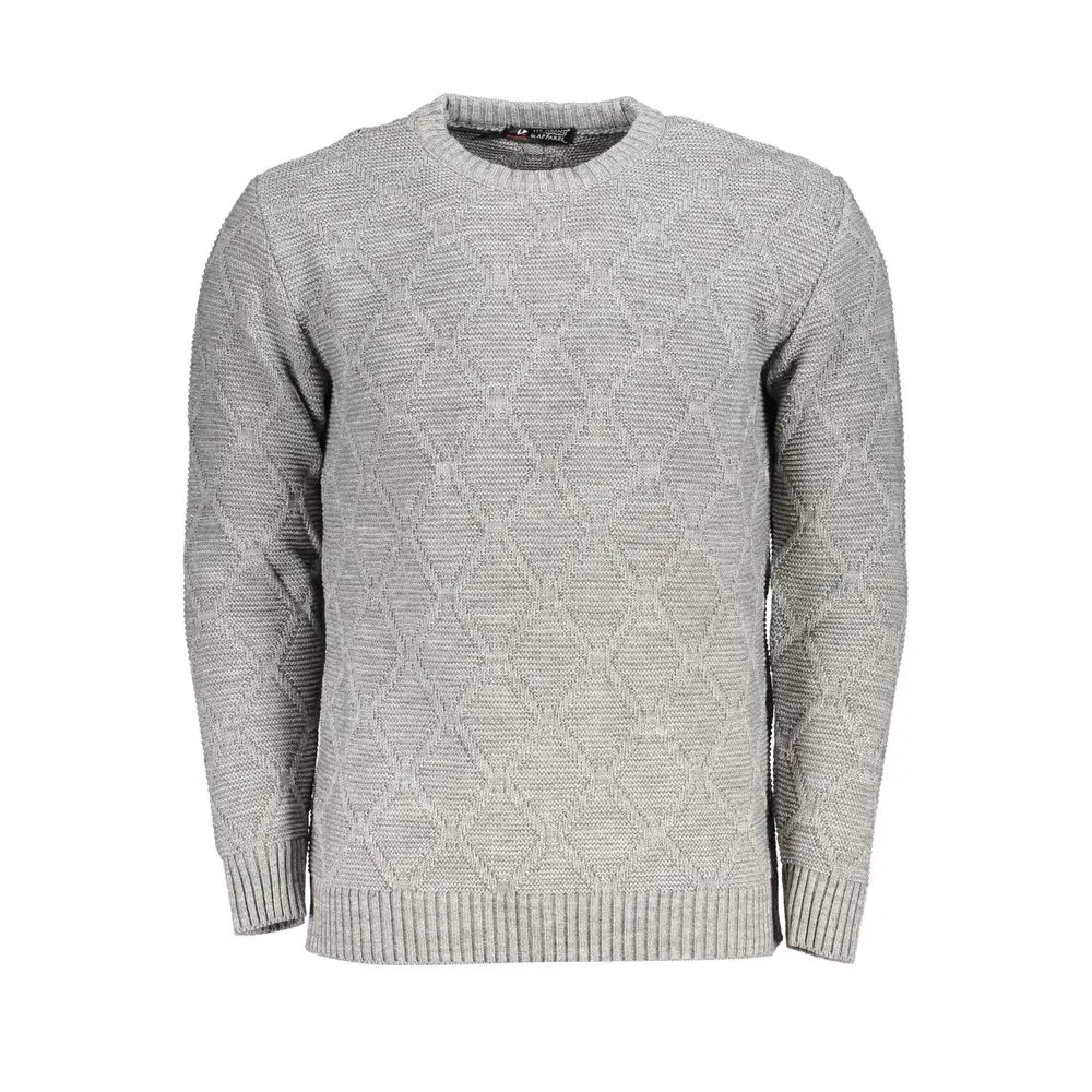 U.S. Grand Polo Men's Gray Fabric Sweater