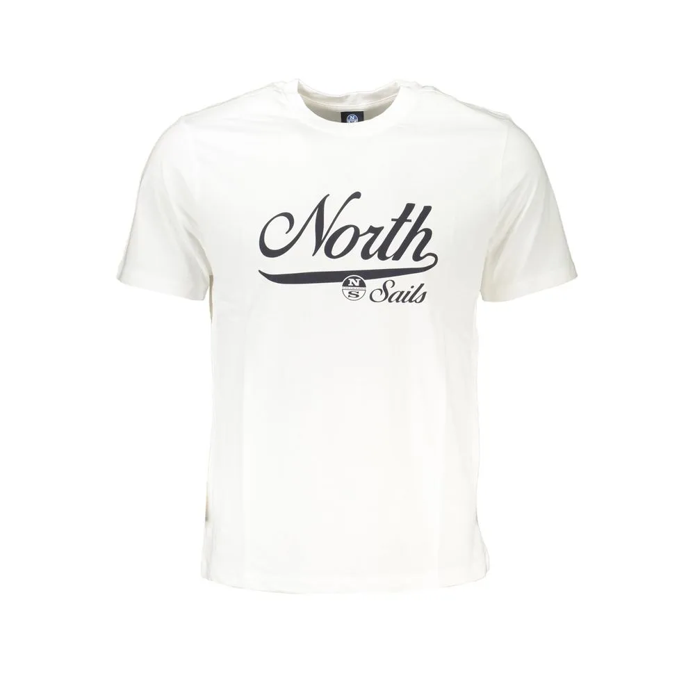 North Sails Men's White Cotton T-Shirt