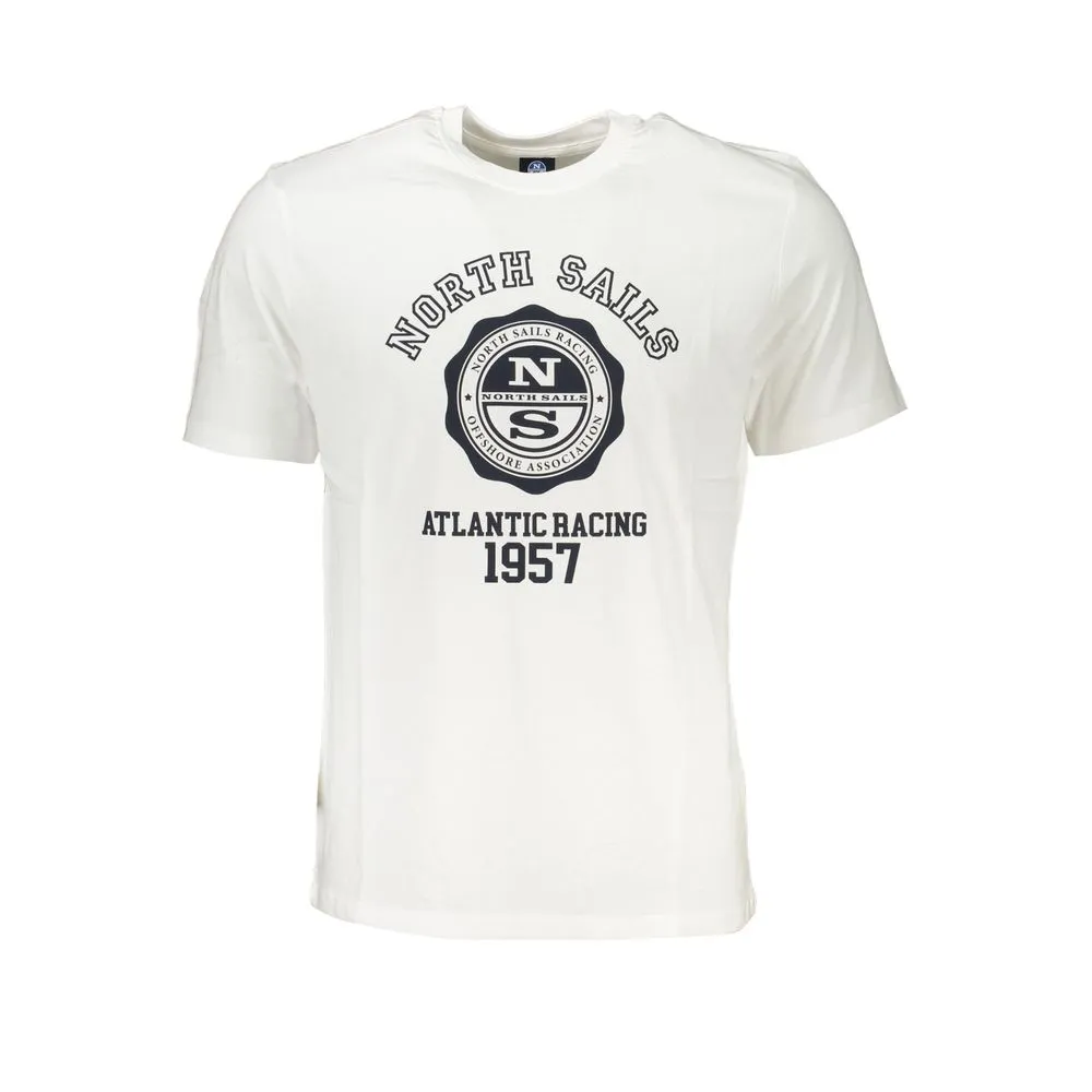 North Sails Men's White Cotton T-Shirt