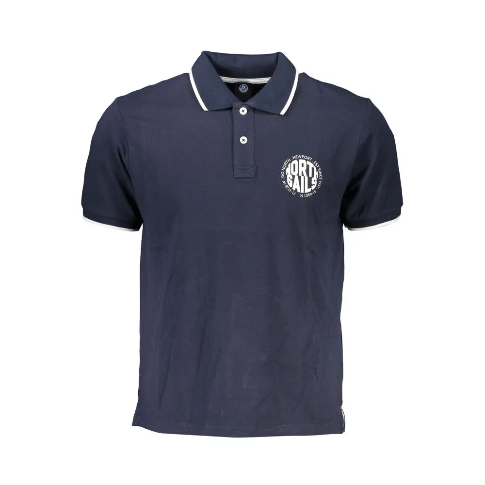 North Sails Men's Blue Cotton Polo Shirt