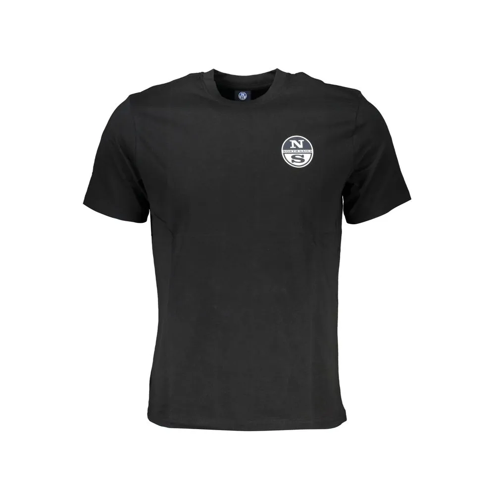 North Sails Men's Black Cotton T-Shirt