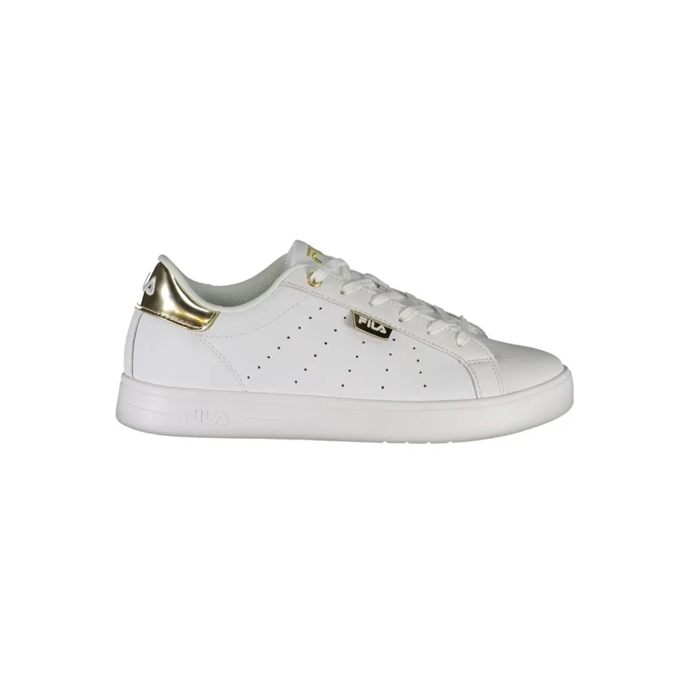 Fila Women's Lace-Up Luxe Sneakers with Golden Accents