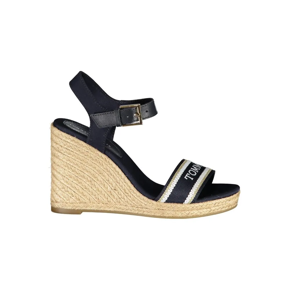 Tommy Hilfiger Women's Blue Polyester Sandal