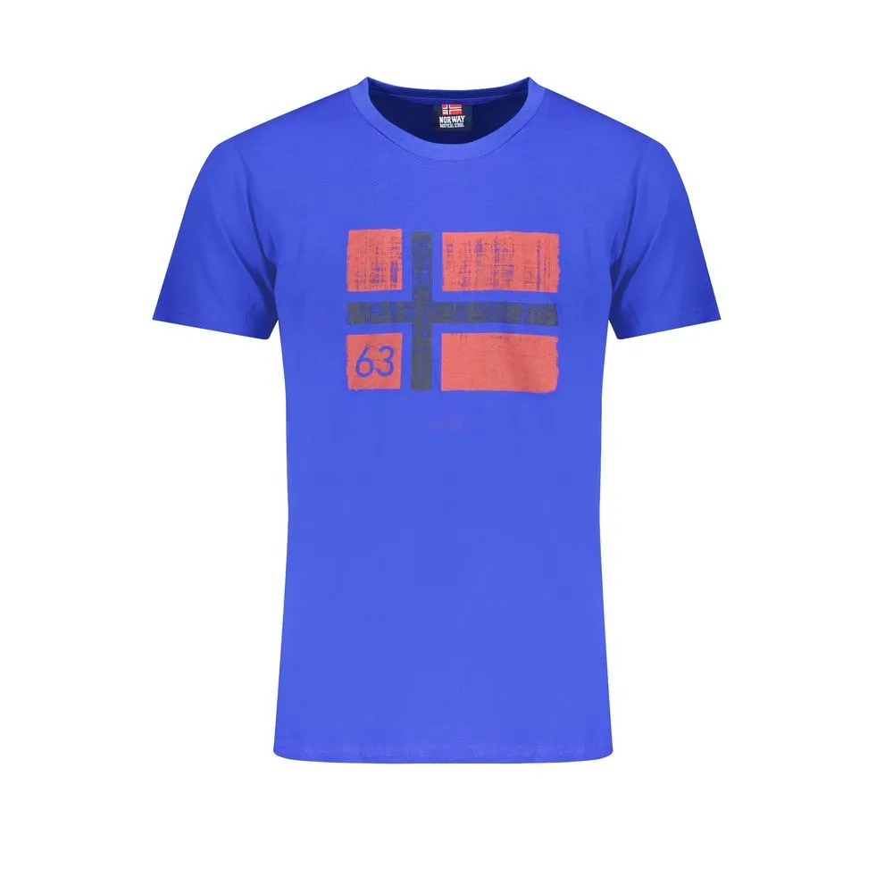Norway 1963 Men's Blue Cotton T-Shirt