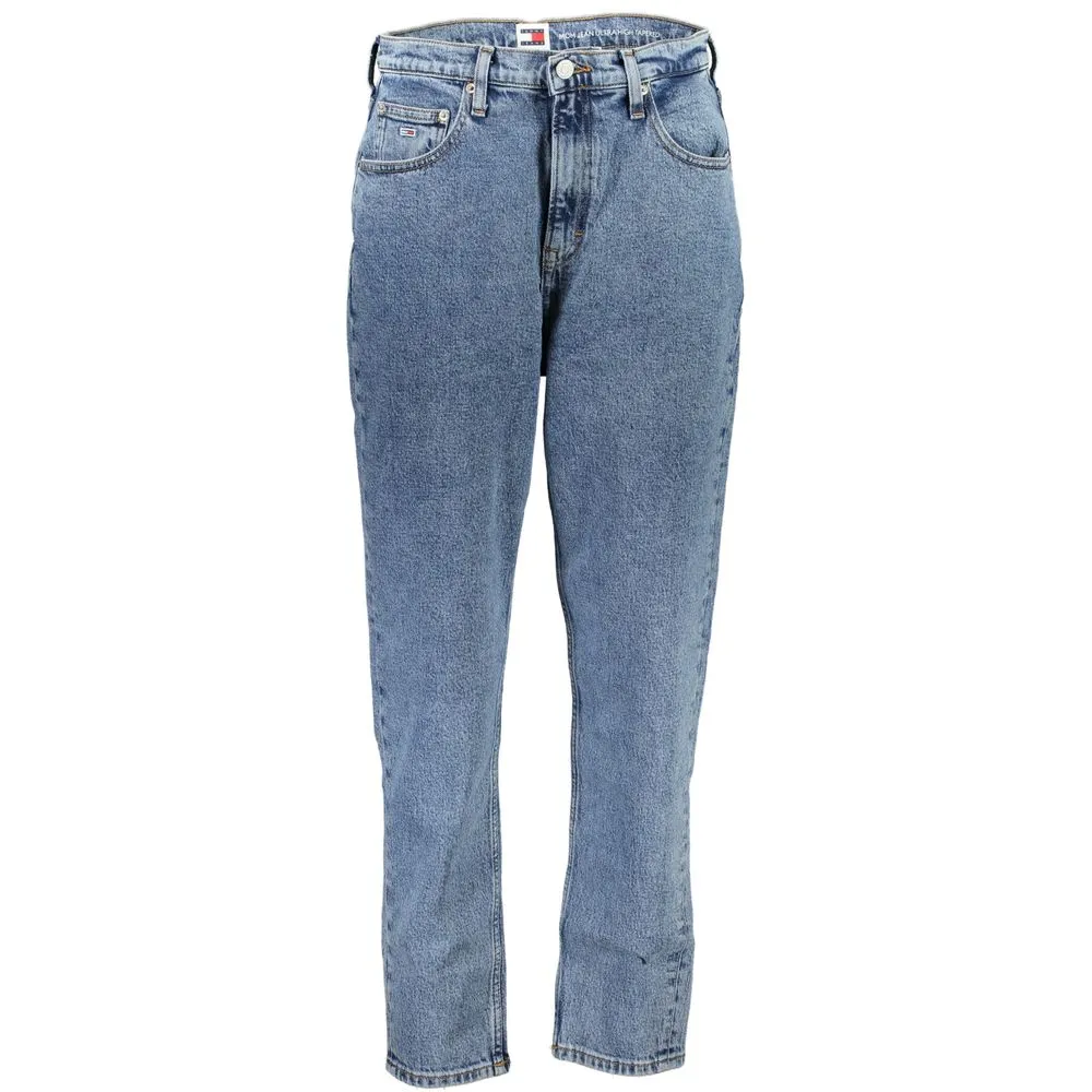 Tommy Hilfiger Women's Blue Cotton Jeans & Pant