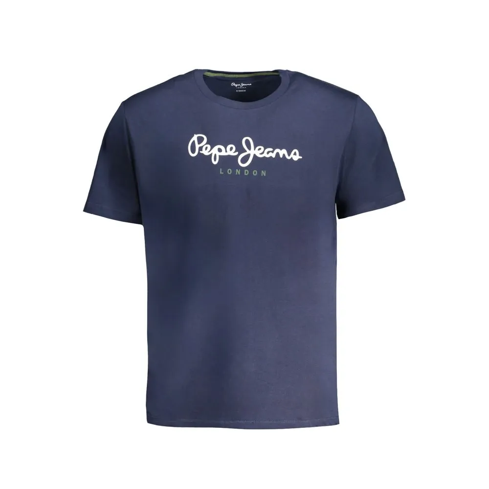 Pepe Jeans Men's Blue Cotton T-Shirt