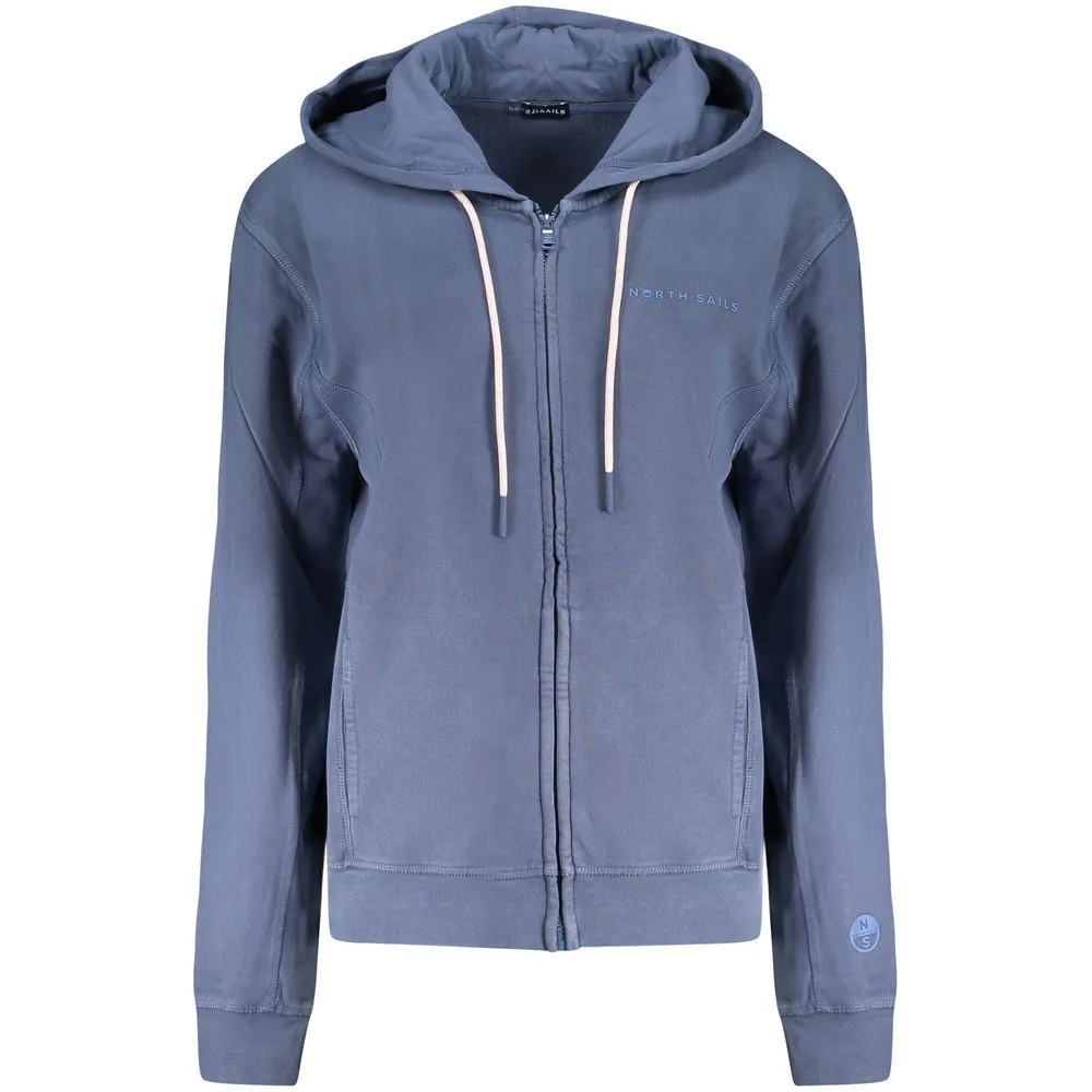 North Sails Blue Cotton Women Sweater