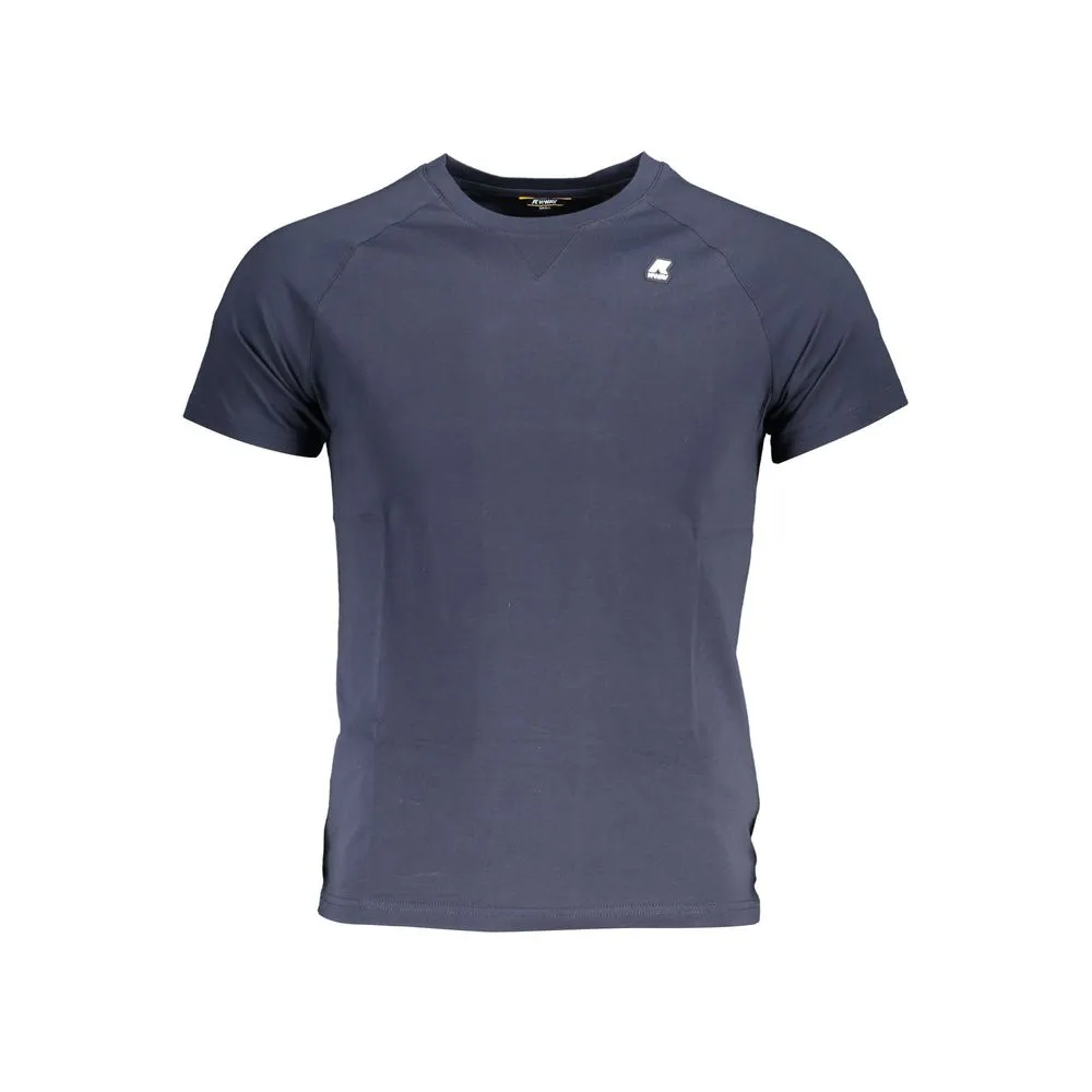 K-WAY Men's Blue Cotton T-Shirt