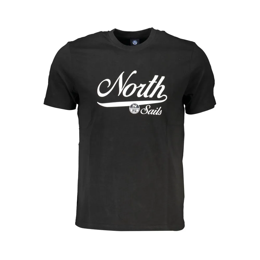 North Sails Men's Black Cotton T-Shirt