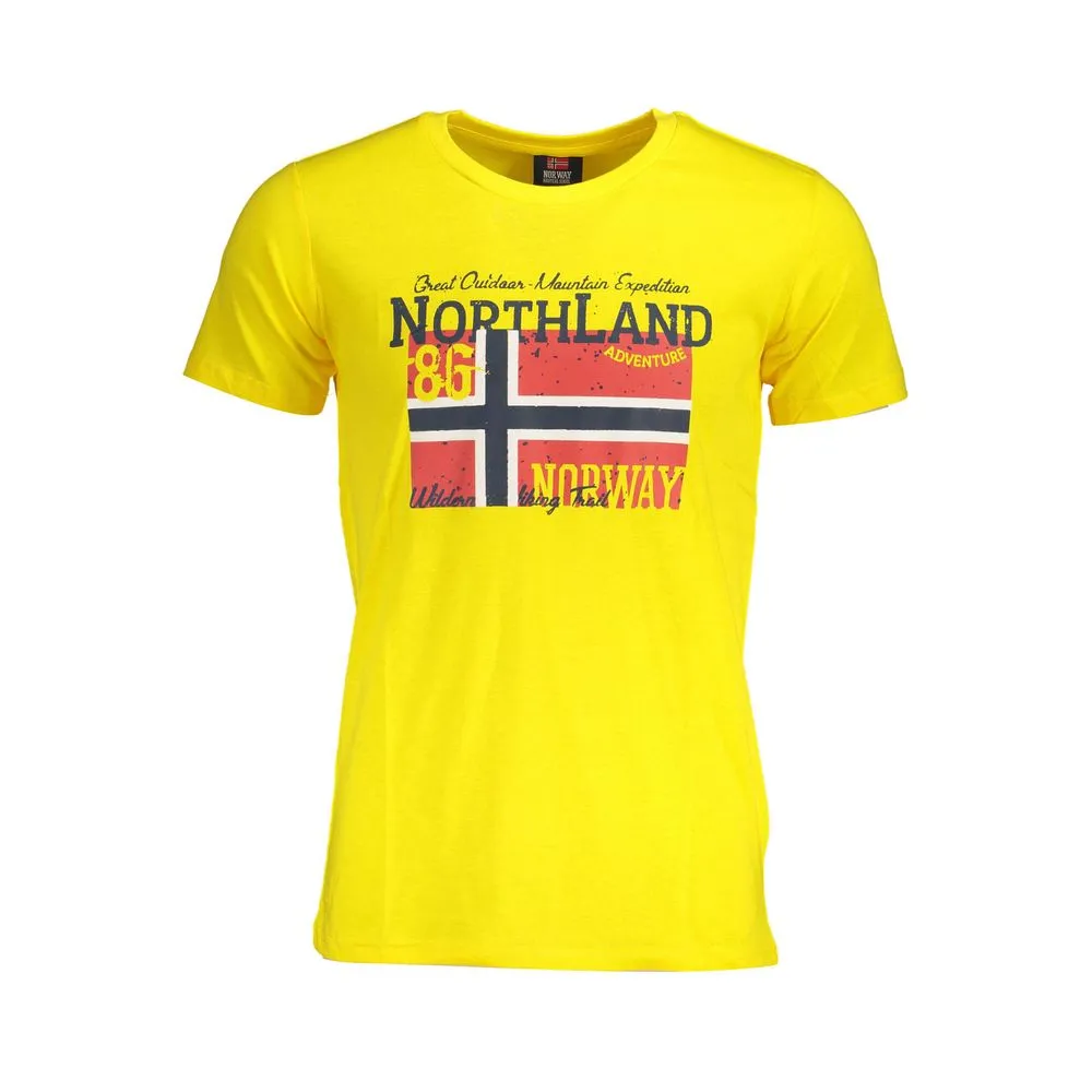 Norway 1963 Men's Yellow Cotton T-Shirt