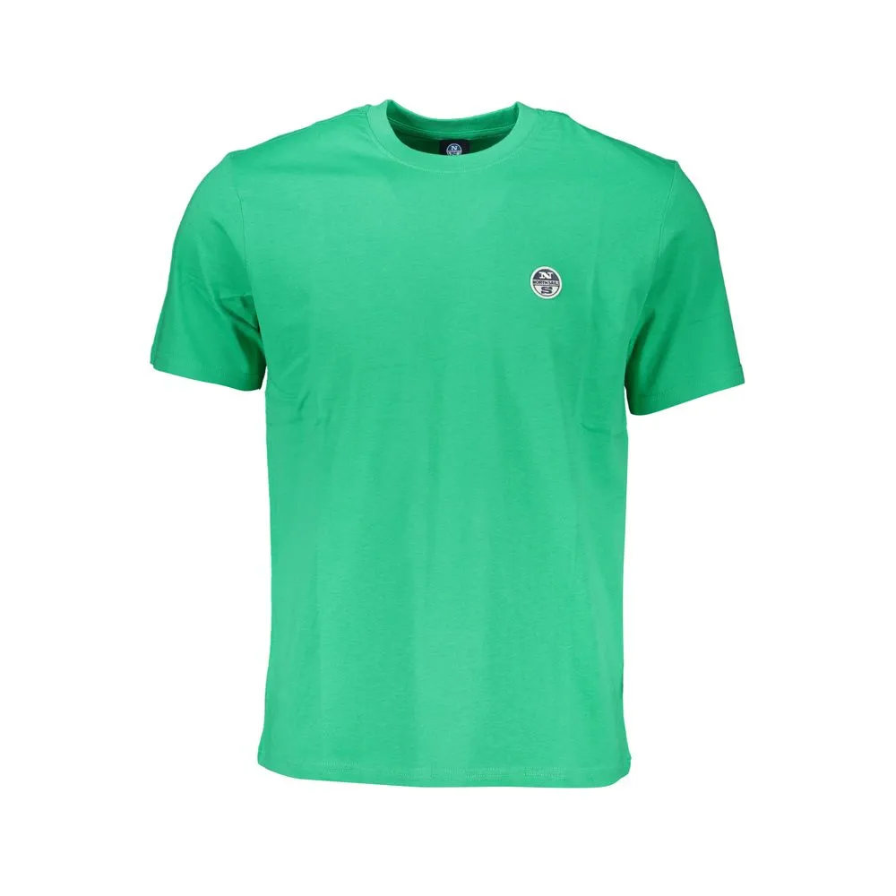 North Sails Men's Green Cotton T-Shirt