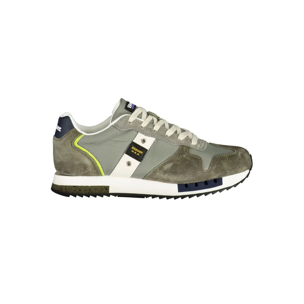 Blauer Men's Green Polyester Mens Sneaker