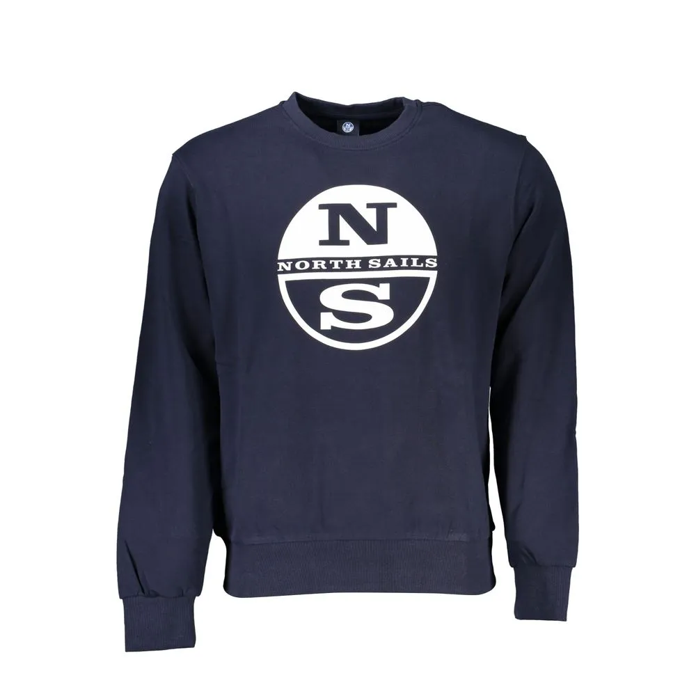 North Sails Men's Blue Cotton Sweater
