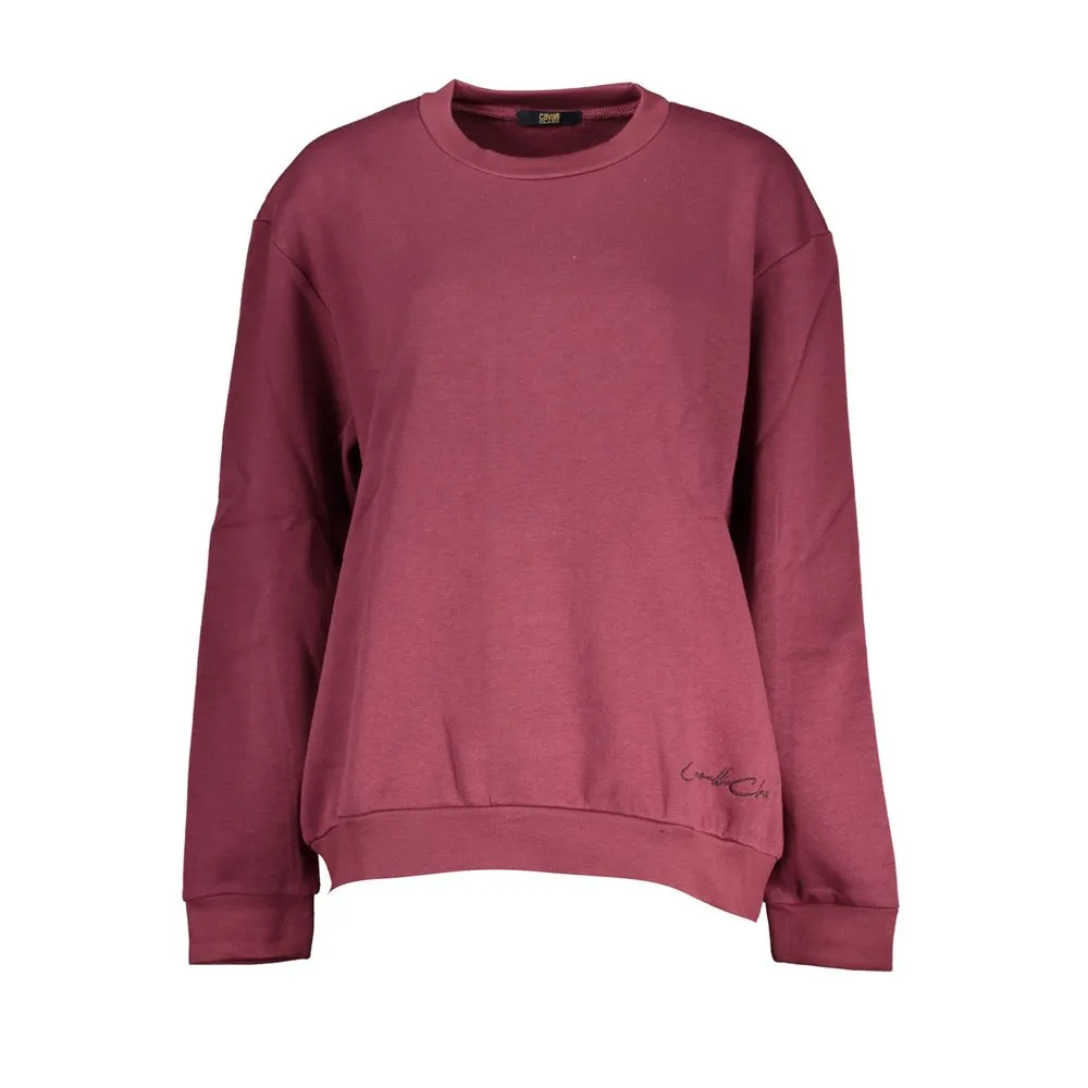 Cavalli Class Women's Elegant Fleece Crew Neck Sweatshirt