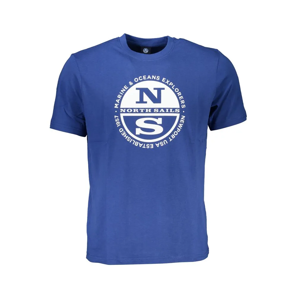 North Sails Men's Blue Cotton T-Shirt