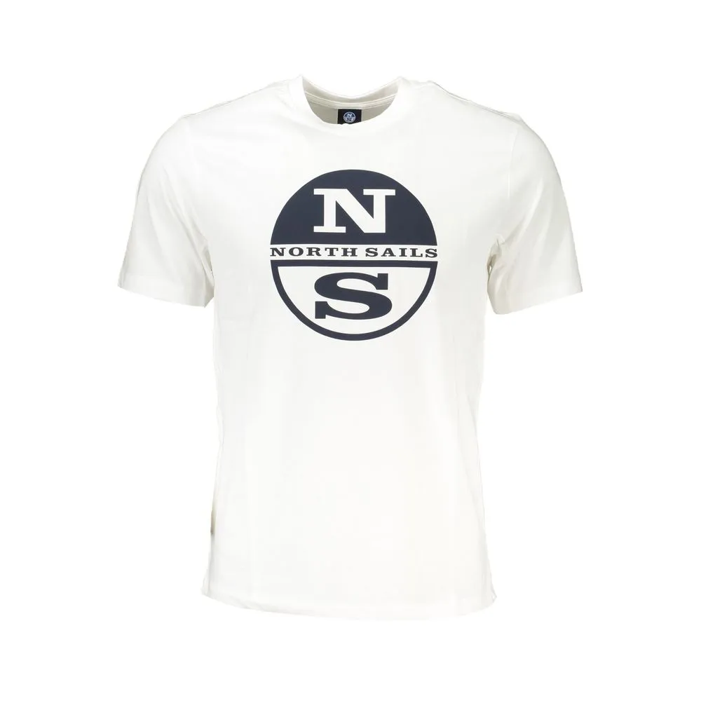 North Sails Men's White Cotton T-Shirt