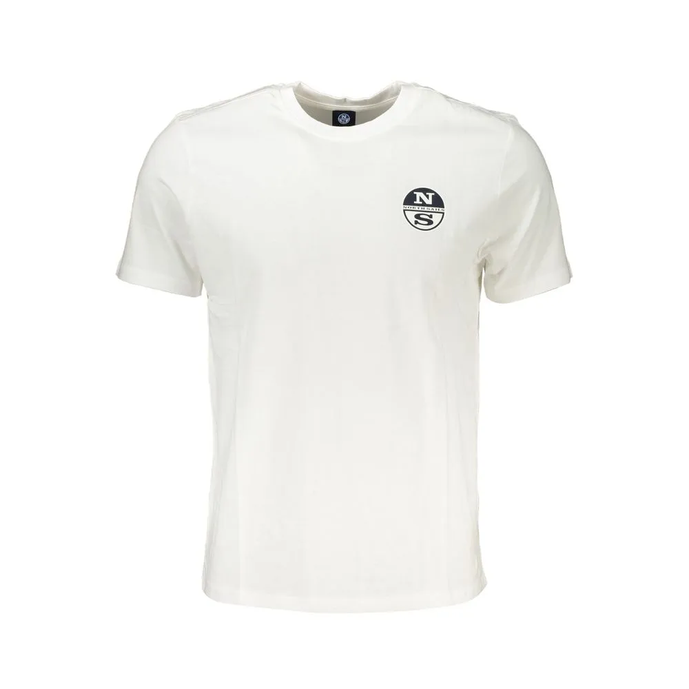 North Sails Men's White Cotton T-Shirt
