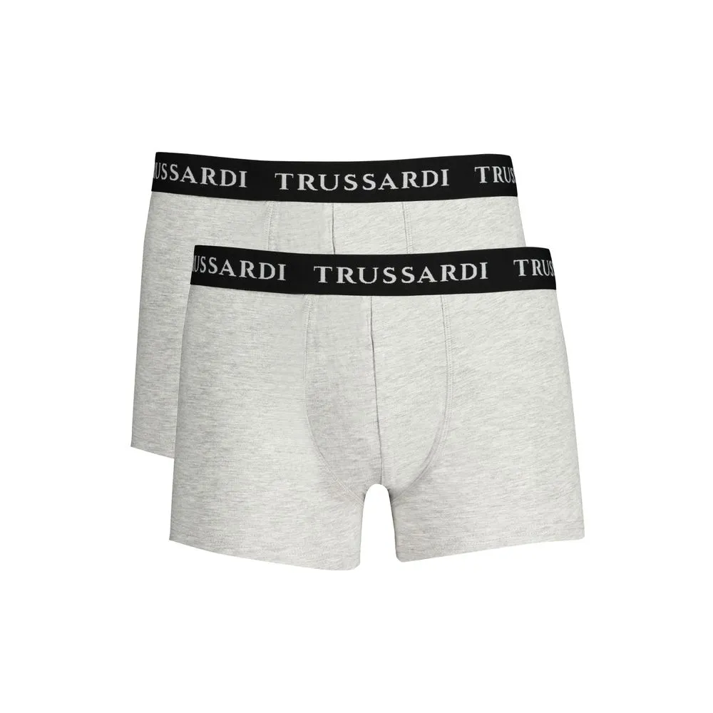 Trussardi Men's Gray Cotton Underwear